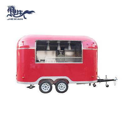 Mobile Burger Van Ice Cream Truck Food Vending Carts Jx-bt400g