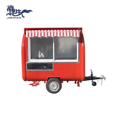 coffee food trailer Concession Stand Food Trailer JX-FR220H