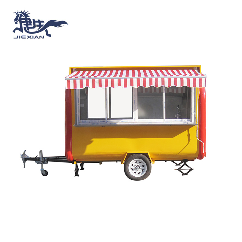 China Outdoor Ice Cream Food Cart Hot Dog Stand JX-FR280H