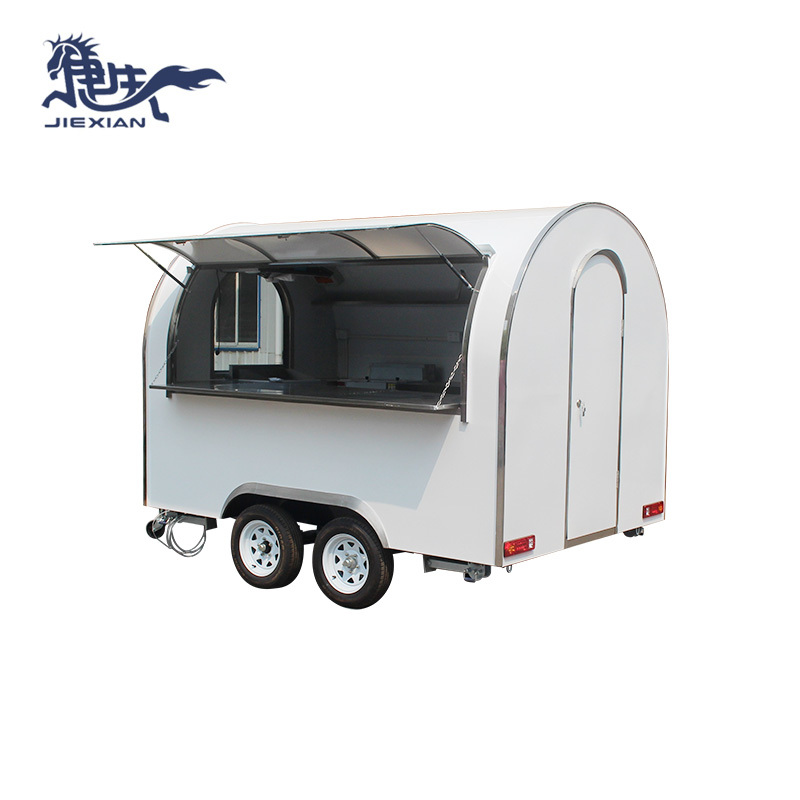 Customized Commercial Concession Trailers fast food van JX-FR300W