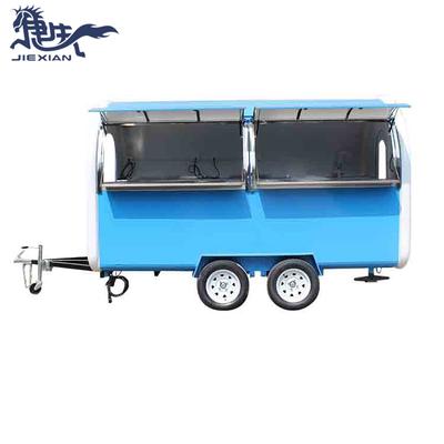 New food van trailer mobile kitchen cart fast food truck JX-FR350W