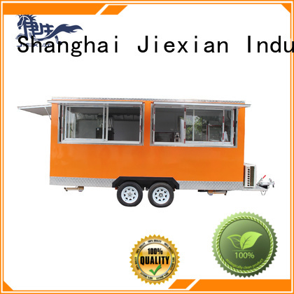 Jiexian mobile food trailer for bbq selling