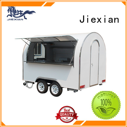 Jiexian new design mobile concession trailer cheap price for mobile food selling