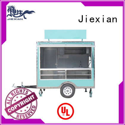 Jiexian outside bbq concession trailer for barbecue selling