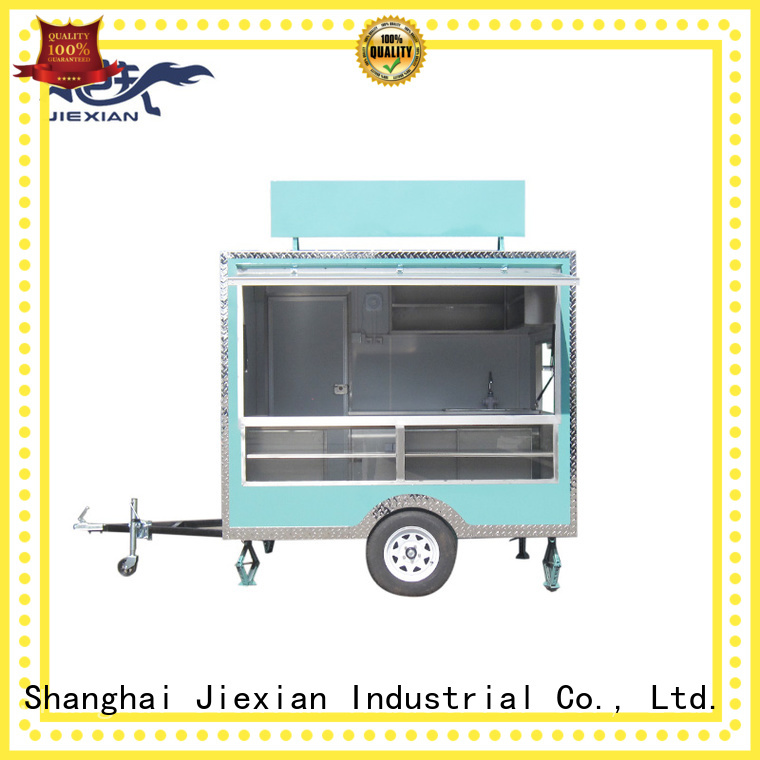 Jiexian Good materials mobile kitchen trailer customization for mobile business