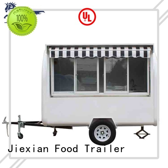 Jiexian new design mobile concession trailer cheap price for mobile food selling