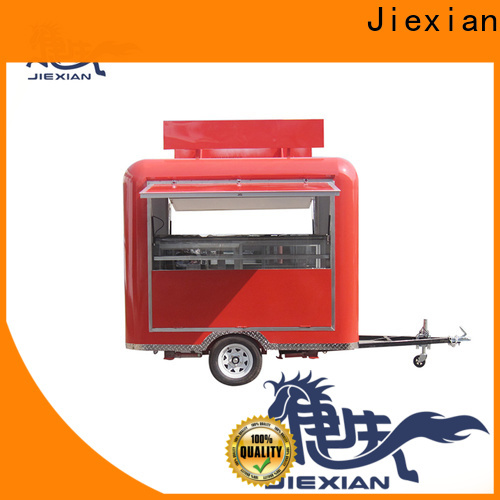 Jiexian commercial smoker trailer factory for mobile business