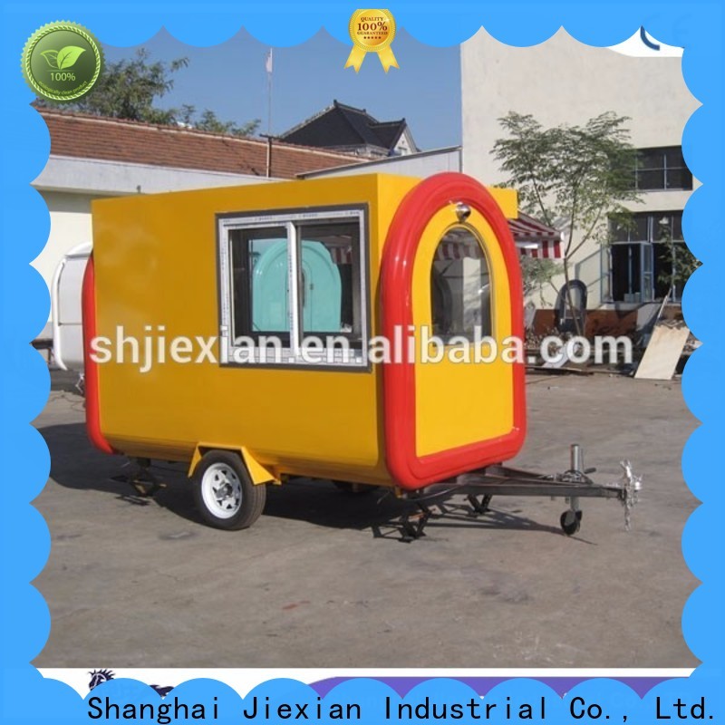 Jiexian mobile food truck business for sale factory for fast food selling