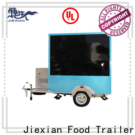 Custom bbq competition porch trailers factory for mobile business