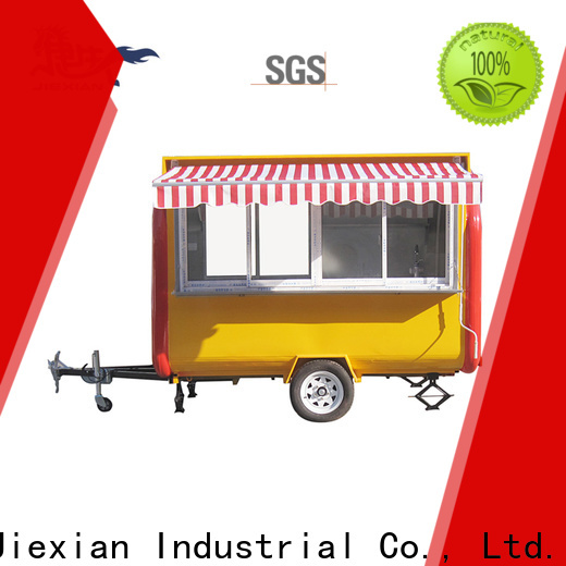 Jiexian shaved ice trailer Suppliers for food selling