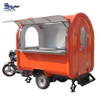 JX-FR220i Nice scooter food cart outdoor mobile motorcycle food cart