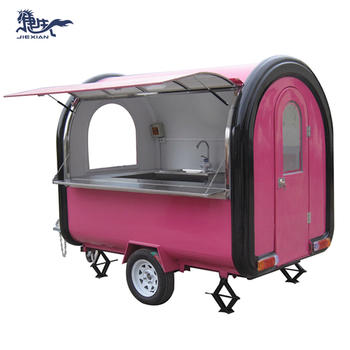 JX-FR250B Mobile food cart with gas tank / ice cream trucks mobile tuk food cart trailer