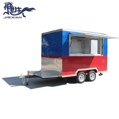 JX-FS300 Food Truck Mobile Juice Car Crepes Car Concession Food Trailer mobile kitchen truck for Sale