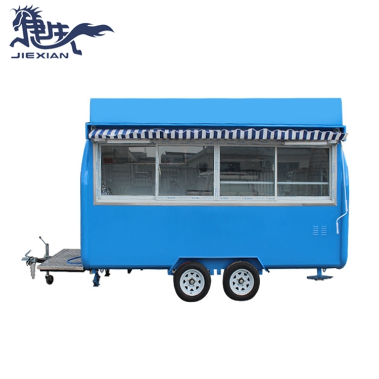 JX-FR400WH Hot sale mobile food concession trailer/food truck for sale