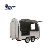 JX-FR280W Outdoor Mobile Kitchen Solar Food Trailer Showcase Cart Mall Kiosk for Food